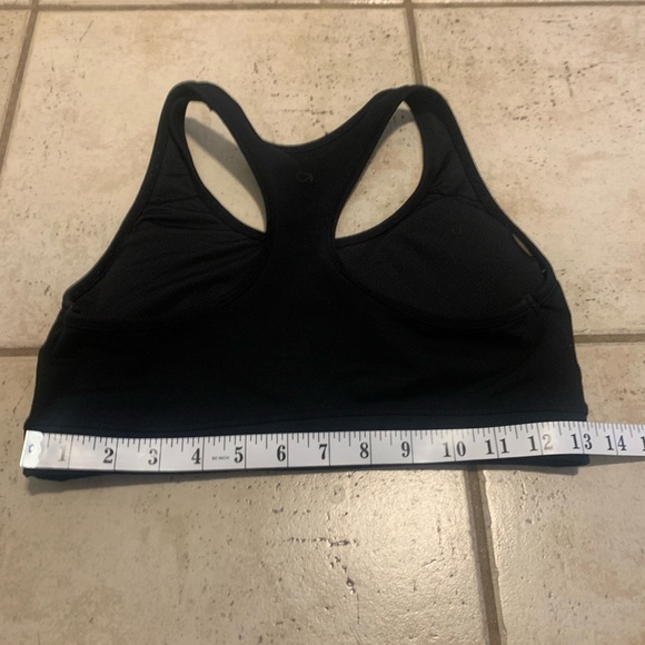 GapFit Black Racerback Sports Bra - Size M - Picture 5 of 6